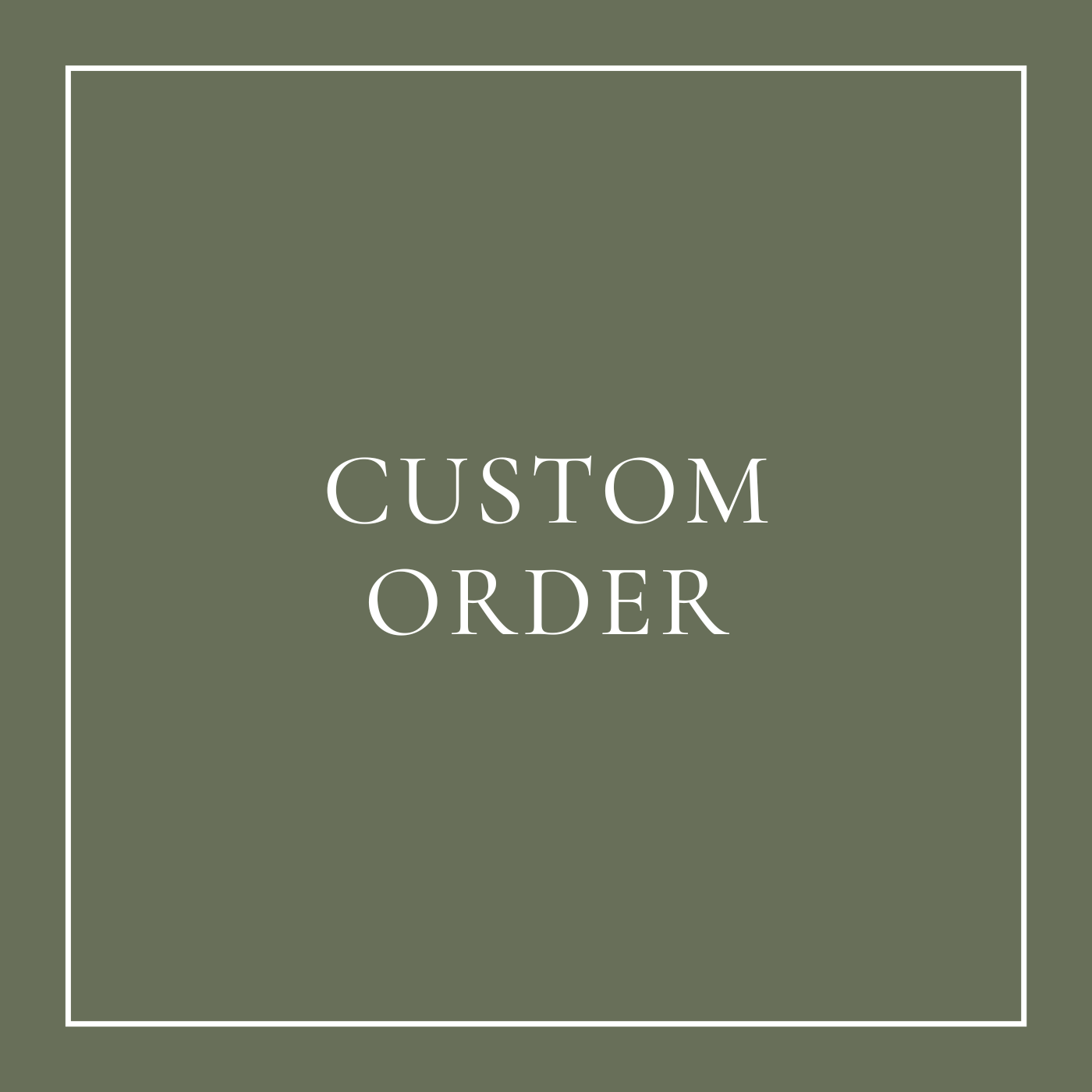 Custom Order for Dee