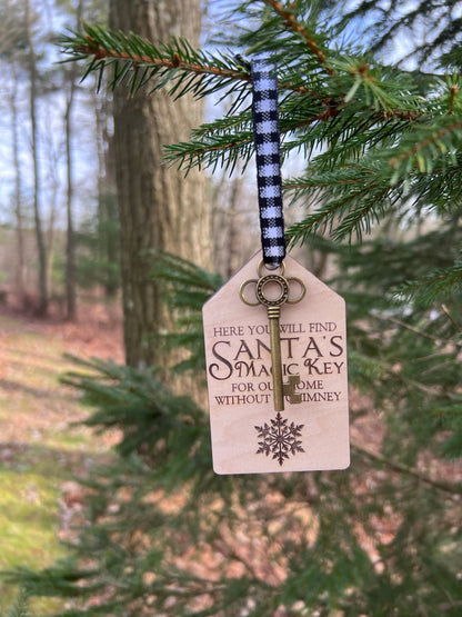 Santa Magic Key Ornament