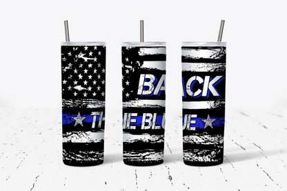 Back the Blue Tumbler